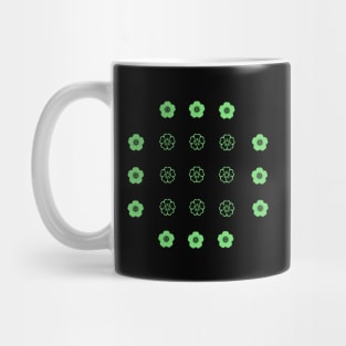 small green flowers Mug